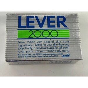 Vintage‎ 1992 Lever 2000 Bar Soap 5oz R1